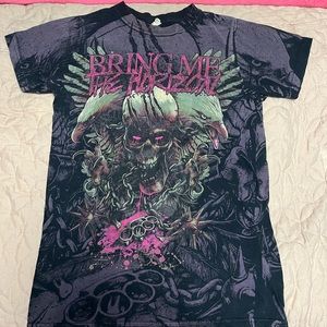 Bring Me The Horizon skull shirt